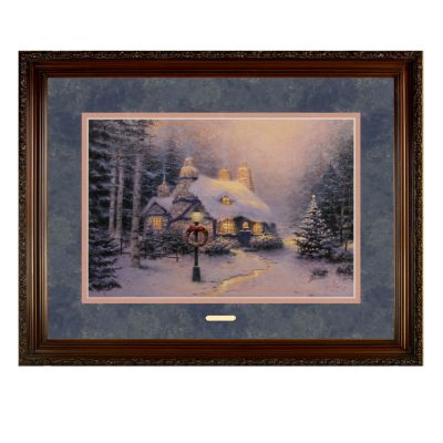 Thomas Kinkade Limited Edition Stonehearth Hutch 24" x 29" Framed Artwork