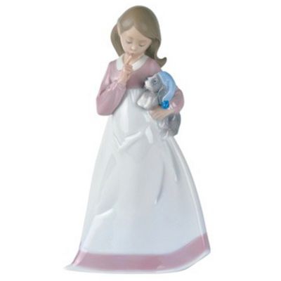 Nao by Lladro "And Now to Bed" Handmade Porcelain Figurine