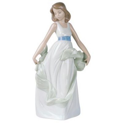 Nao by Lladro "Walking on Air" Handmade Porcelain Figurine