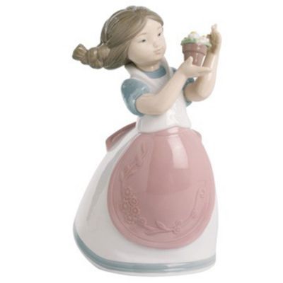 Nao by Lladro "Potted Blooms" or "Golden Daisies" Porcelain Figurine