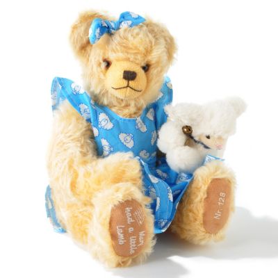 K34600 - Hermann-Spielwaren Limited Musical "Mary Had a Little Lamb" Handmade Bear