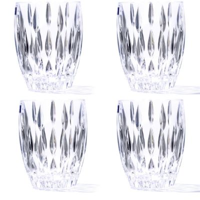 K34854 - Marquis by Waterford &reg; Crystal "Rainfall" Four Old Fashioned Glasses
