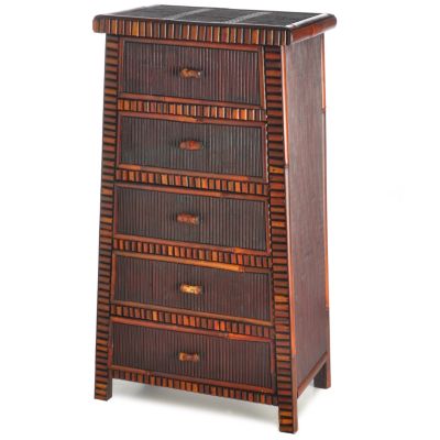 "Avani" 5-Drawer Bamboo Chest