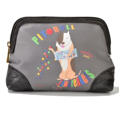 ProjectArt Artwork Embellished Cosmetic Case PIT BULL (Other Bags Cosmetic 