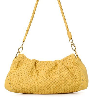 Inge "Genevieve" Woven Hobo Handbag