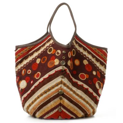 Ipa-Nima "Dorothy" Embroidered Bucket Handbag