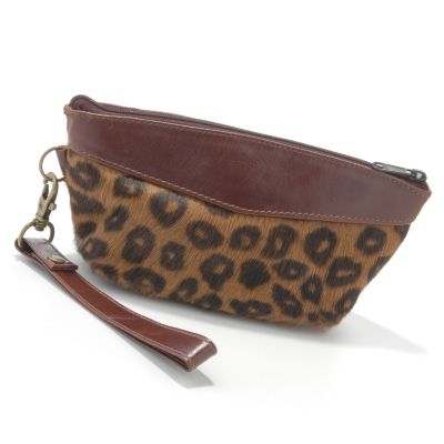 Claudia Roldani Calf Hair Wristlet