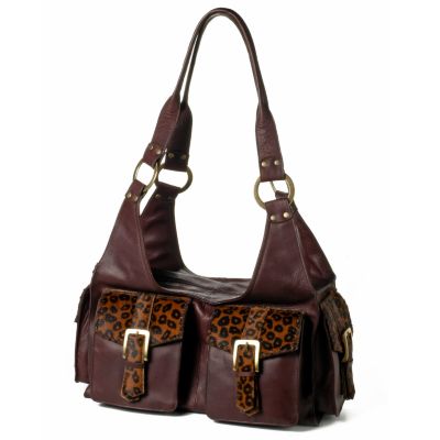 Claudia Roldani Calf Hair Pockets XL Tote