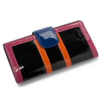 "Show your style with a splash of color. This wallet features paint box colors in a vibrant style sure to bring you into the colors of the season. We loved giving you a fabulous and different wallet t from shopnbc.com