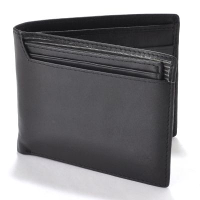 Buxton Men's RFID Protection Removable Card Cases Leather Thin Bi-fold Wallet