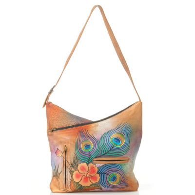 S50118 - Anuschka V-Top Hobo Handbag