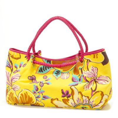 S50486 - Elaine Turner "Terah Hawaiian Holiday" Canvas Handbag