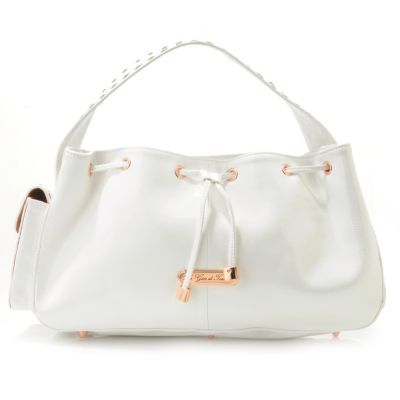 La Gioe di Toscana Drawstring Patent Leather Handbag