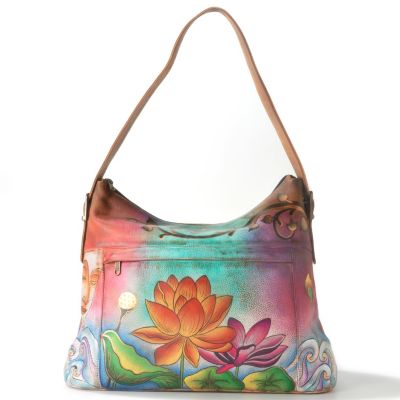 S50762 - Anuschka Hand-Painted Leather Large Shopper Handbag