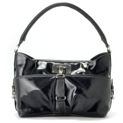 Via Spiga "Caldo" Coated Canvas Hobo Handbag