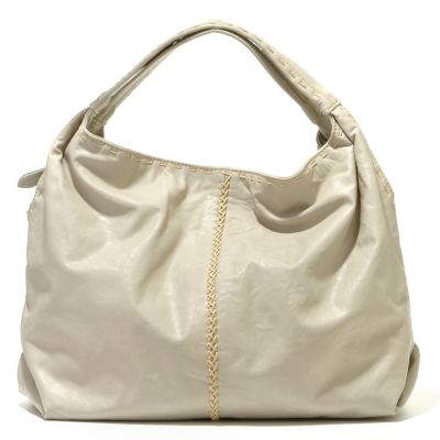 Christian Livingston Whipstitch Detail Hobo Handbag