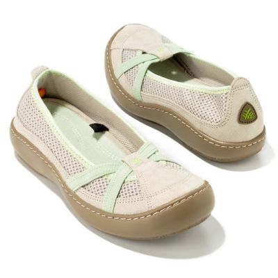 Terrasoles "Echo" Women's Nylon Mesh / Suede Slip-On Shoes