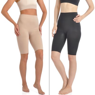 S50890 - Cass Luxury Shapewear Wear CASS Thigh Shaper Two-Pack