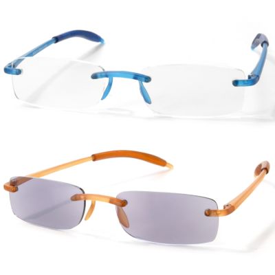 S50892 - Madison & Mulholland Reader Glasses and Sunglasses Four-Piece Set