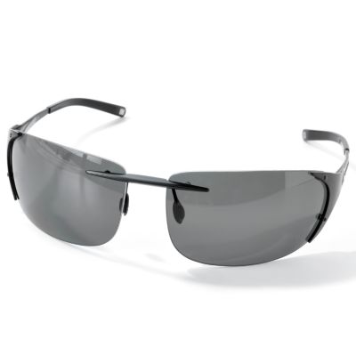 S50926 - Gargoyles Unisex "Diffuser" Polarized Rectangular Rimless Sunglasses