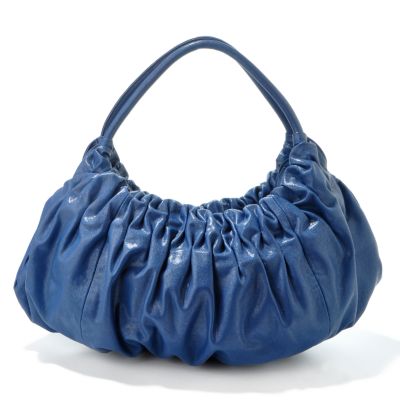 Melie Bianco Gathered Detail Hobo Handbag
