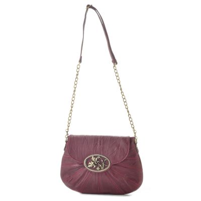 Melie Bianco Bird Medallion Clutch