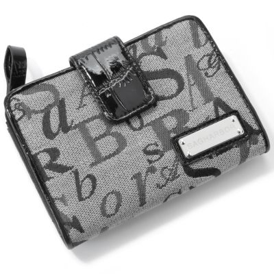 S51125 - Sag Harbor Flap Closure Glazed Croco Embossed Trim Signature Wallet