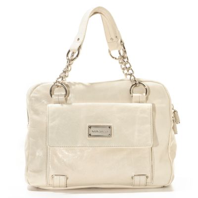 S51168 - Via Spiga Double Chain Handle Leather Handbag