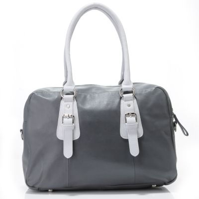 Simply Nina Two Tone Lamb Leather Handbag