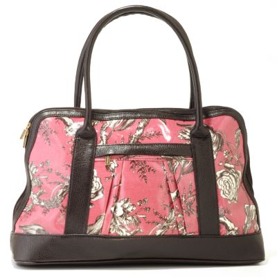 Murval "Parisian" Floral Toile Waxed Canvas Tote