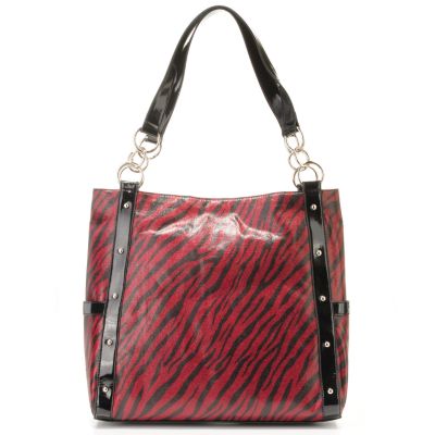 S51266 - Sag Harbor "Zoe" Zebra Print Tote
