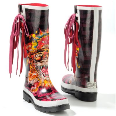 S51415 - Ed Hardy&reg; Women's "Seattle" Rain Boots