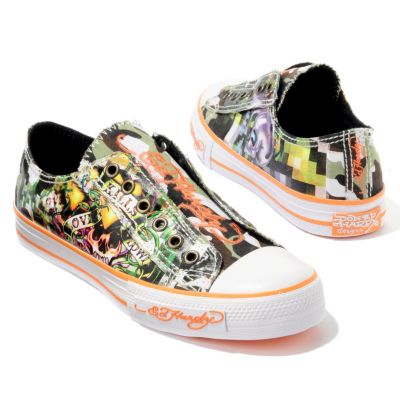 S51591 - Ed Hardy&reg; Women's "Oz" Canvas Lowrise Shoes