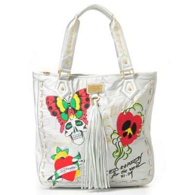S51620 - Ed Hardy&reg; "Bella" Tassel Detail Tote