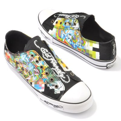 S51816 - Ed Hardy&reg; Men's "Oz" Canvas Lowrise Shoes