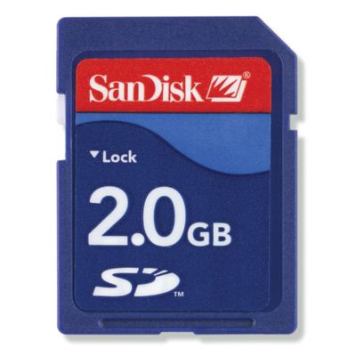 **Web Only** SanDisk 2GB SD Card