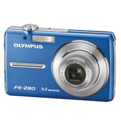 **Web Only** Olympus Blue FE-280 8MP Digital Camera