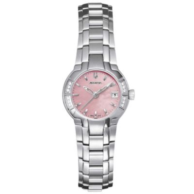Women's Accutron Diamond Swiss Quartz Stainless Steel Watch