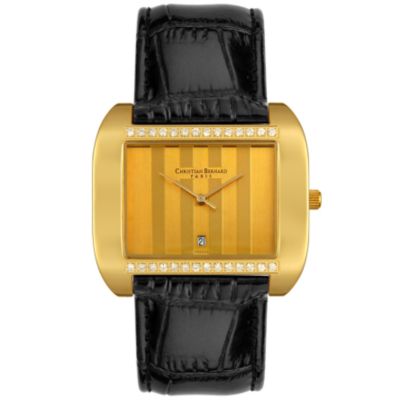 Christian Bernard Women's Swarovski Crystal Swiss Quartz Watch