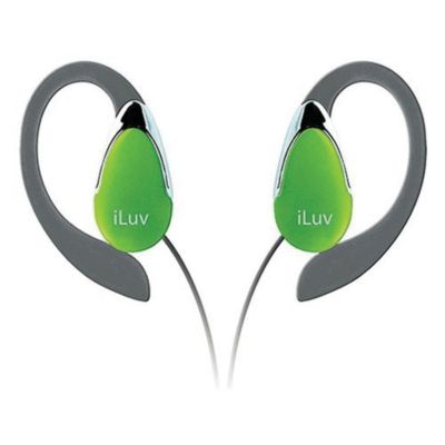 jWIN Electronics Green In-Ear EarClip Headphones