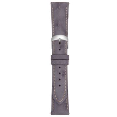 20MM Matte Agate Ostrich Watch Strap