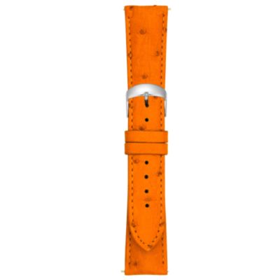 U100801 - 20MM Matte Tan Ostrich Watch Strap