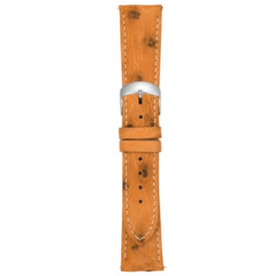 U100858 - 21MM Matte Light Camel Ostrich Watch Strap