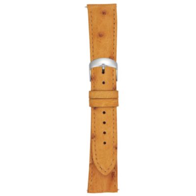 U100859 - 21MM Matte Light Camel Ostrich Watch Strap