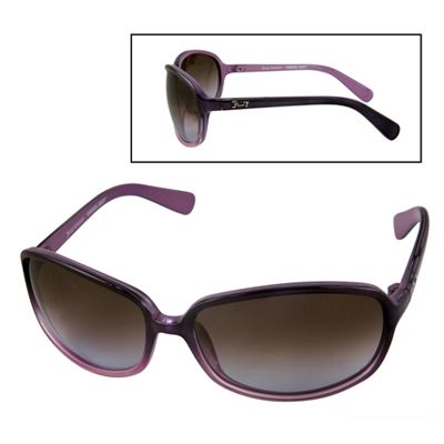 U101588 - Juicy Couture Women's Debbie Eggplant Fade Frame & Brown Lavender Lenses Sunglasses