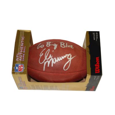 Eli Manning Autographed Football