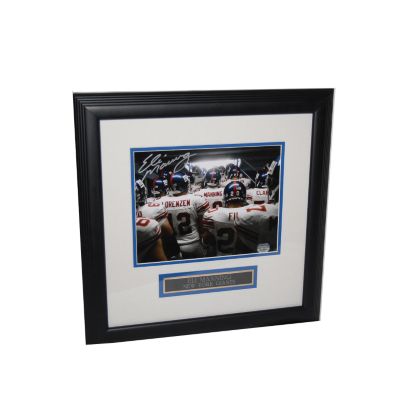 U101727 - Eli Manning Autographed Framed Photograph