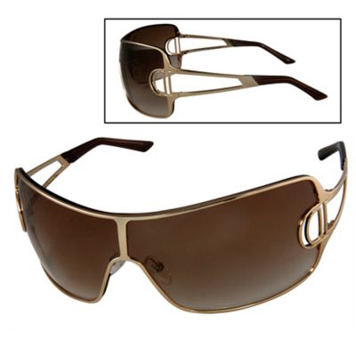 Christian Dior Women's Rose-tone Frame & Brown Gradient Lenses Sunglasses