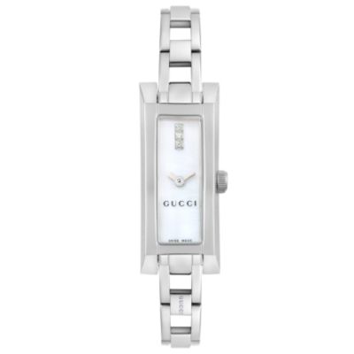Gucci Women 39s 110 Series Diamond Accent Stainless Steel Bracelet Watch Gucci Women 39s 110 Series Diamond Accent Stainless Steel Bracelet Watch