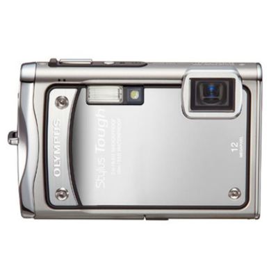 Olympus Stylus Tough-8000 12 Megapixel Waterproof Digital Camera - Silver at ShopHSC.com